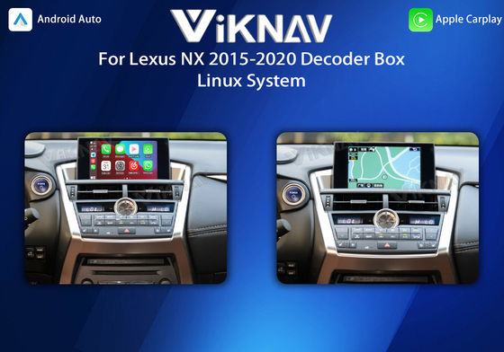 Viknav Linux System For Lexus NX 2015-2020 Wireless Apple CarPlay Android Auto Only Support Original Car OEM Screen