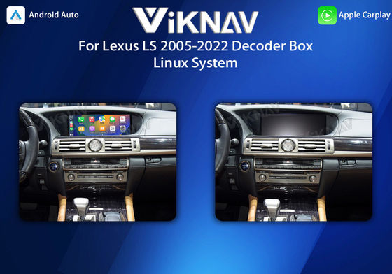 Viknav Linux System For Lexus LS 2005-2022 Wireless Apple CarPlay Android Auto Only Support Original Car OEM Screen