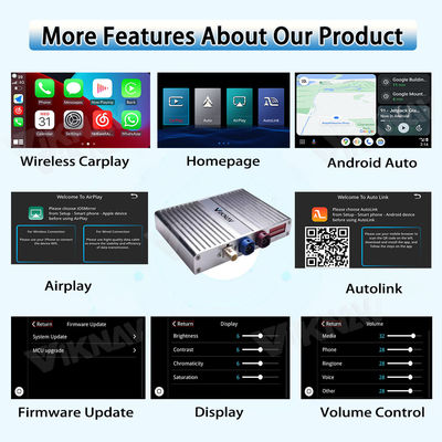 Viknav Linux System For Toyota Alphard 2020-2022 Wireless Apple CarPlay Android Auto Only Support Original Car Screen