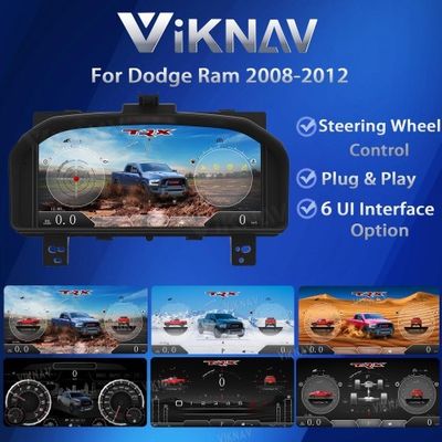 VIKNAV Digital Cluster Car Speed Meter For Dodge Ram 1500 2500 3500 2008-2012