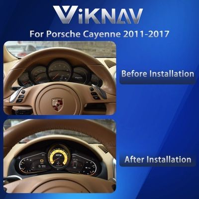 VIKNAV Digital Cluster Virtual Cockpit For Porsche Cayenne 2011-2017