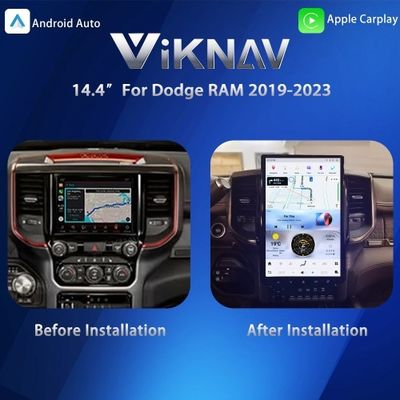 VIKNAV 14.4 " Car Radio For Dodge RAM 2019-2023 Wireless Carplay Android 13