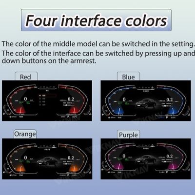 VIKNAV 12.3 ” Digital Instrument Cluster For BMW X3/X4/X5/X6 2010-2019