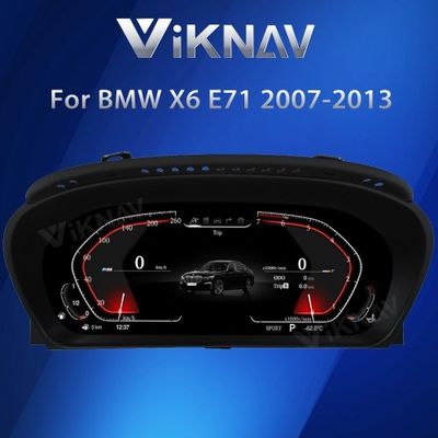 Viknav 12.3" Digital Instrument Cluster for BMW X6 E71 2007-2013