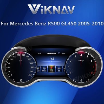 VIKNAV 12.3” Digital Cluster Speedometer For Mercedes Benz R500 GL450 2005-2010