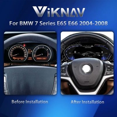 VIKNAV 12.3" Digital Instrument Cluster for BMW 7 Series E65/E66 2004-2008