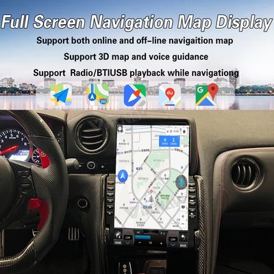 VIKNAV 13.6" Car Radio For Nissan Skyline GTR 2008- 2017 Wirless Carplay GPS Navigation Player
