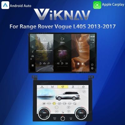 Viknav Car Radio AC Panel For Land Range Rover Vogue L405 2013-2017 Wireless Carplay Auto Stereo GPS Navigation Air Conditioning Climate Palyer