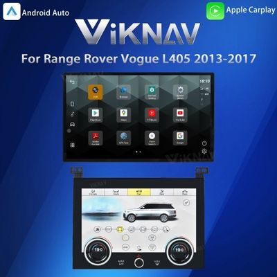 Viknav Car Radio AC Panel For Land Range Rover Vogue L405 2013-2017 Wireless Carplay Auto Stereo GPS Navigation Air Conditioning Climate Palyer