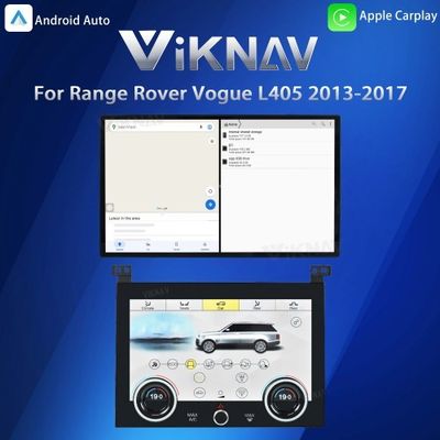 Viknav Car Radio AC Panel For Land Range Rover Vogue L405 2013-2017 Wireless Carplay Auto Stereo GPS Navigation Air Conditioning Climate Palyer