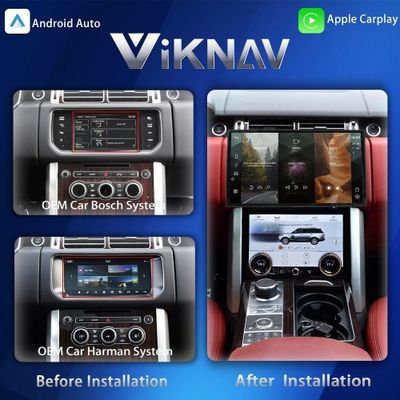Viknav Car Radio AC Panel For Land Range Rover Vogue L405 2013-2017 Wireless Carplay Auto Stereo GPS Navigation Air Conditioning Climate Palyer