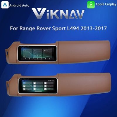 Viknav 12.3 Inch Upgrade Car Radio For Range Rover Sport L494 2013-2017 GPS Navigation Multimedia Player Wireless Carplay Auto Stereo Touch Screen (Brown)