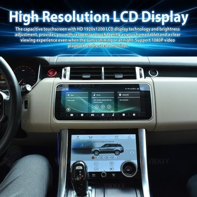Viknav 12.3 Inch Upgrade Car Radio For Range Rover Sport L494 2013-2017 GPS Navigation Multimedia Player Wireless Carplay Auto Stereo Touch Screen (Ivory)