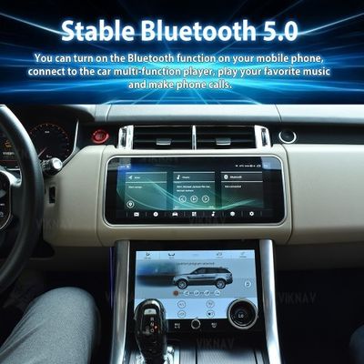 Viknav 12.3 Inch Upgrade Car Radio For Range Rover Sport L494 2013-2017 GPS Navigation Multimedia Player Wireless Carplay Auto Stereo Touch Screen (Ivory)