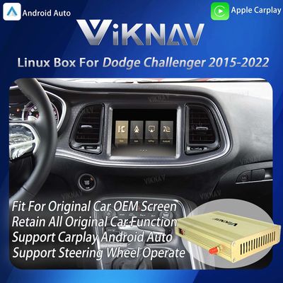 Viknav Linux Interface Box for Dodge Challenger 2015-2022 with Wireless CarPlay
