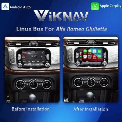 ViKNAV Linux Interface Box for Alfa Romeo Giulietta with Wireless CarPlay
