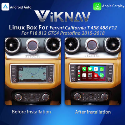 Viknav Linux Interface Box for Ferrari 2015-2018 Wireless CarPlay Android Auto