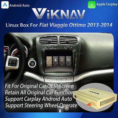 Viknav Linux Interface Box for Fiat Viaggio/Ottimo with Wireless CarPlay