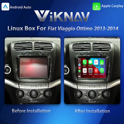Viknav Linux Interface Box for Fiat Viaggio/Ottimo with Wireless CarPlay