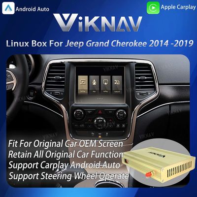Viknav Linux Interface Box for Jeep Grand Cherokee 2014-2019 with Wireless CarPlay