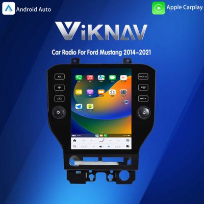 Viknav Touch Screen Car Radio For Ford Mustang 2014-2021 Video Player Head Unit Auro Stereo Android GPS Navigation Carplay