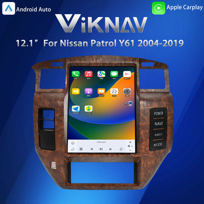 Aftermarket Touchscreen Y61 Nissan Patrol Head Unit 2004-2019 GPS For Car