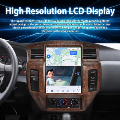 Aftermarket Touchscreen Y61 Nissan Patrol Head Unit 2004-2019 GPS For Car