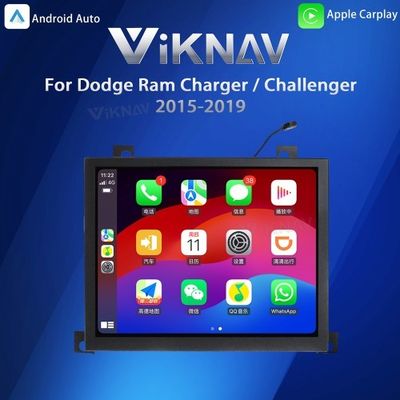 Viknav Car Radio Stereo For Dodge Ram Charger/Challenger 2015-2019 Multimedia Video Player GPS Navigation BT Carplay Head Unit(128GB)
