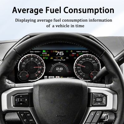 Viknav 13.1inch For Ford F150 2015-2022 LCD Digital Cluster Dashboard Panel Speedometer Screen Virtual Instrument Cluster Virtual Cockpit