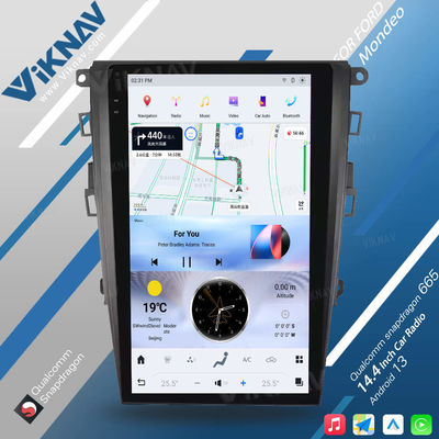 Viknav 13.6 Inch Android Auto Car Radio For Ford Mondeo 2013-2021 Multimedia Player GPS Navigation Head Unit Wireless Carplay