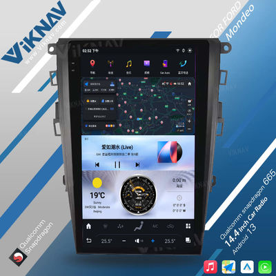 Viknav 13.6 Inch Android Auto Car Radio For Ford Mondeo 2013-2021 Multimedia Player GPS Navigation Head Unit Wireless Carplay