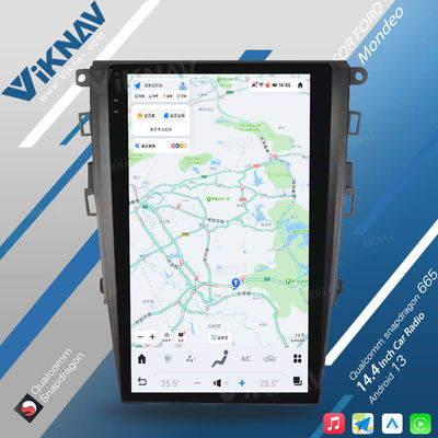 Viknav 13.6 Inch Android Auto Car Radio For Ford Mondeo 2013-2021 Multimedia Player GPS Navigation Head Unit Wireless Carplay