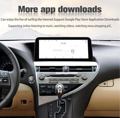 LEXUS RX 2009-2014 Aftermarket Bluetooth Car Stereo Radio Upgrade 12.3 Inch Touchscreen