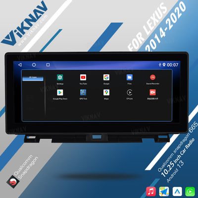 10.25Inch Android Car Aftermarket Radio For Lexus CT200 2014-2020 Headunit