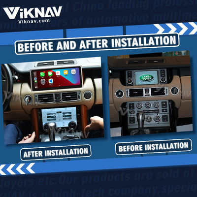 VIKNAV Android Auto Stereo Car Radio For Land Rover Range Rover Vogue V8 10.25 inch 1998-2012 Multimedia Player Touch Screen Carplay