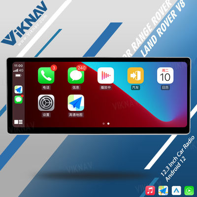 VIKNAV 12.3inch Car Radio For Land Range Rover Vogue V8 L322 2002-2012 Touch Screen GPS Navigation Multimedia Stereo Player