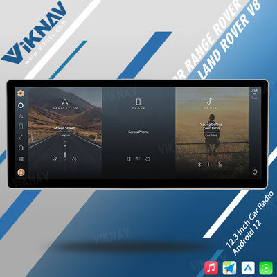 VIKNAV 12.3inch Car Radio For Land Range Rover Vogue V8 L322 2002-2012 Touch Screen GPS Navigation Multimedia Stereo Player