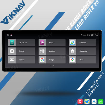 VIKNAV 12.3inch Car Radio For Land Range Rover Vogue V8 L322 2002-2012 Touch Screen GPS Navigation Multimedia Stereo Player