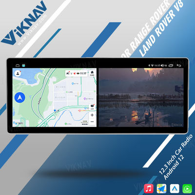 VIKNAV 12.3inch Car Radio For Land Range Rover Vogue V8 L322 2002-2012 Touch Screen GPS Navigation Multimedia Stereo Player