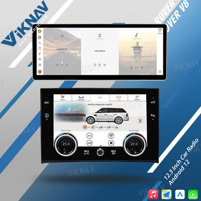 VIKNAV 12.3inch Car Radio For Land Range Rover Vogue V8 L322 2002-2012 Touch Screen GPS Navigation Multimedia Stereo Player