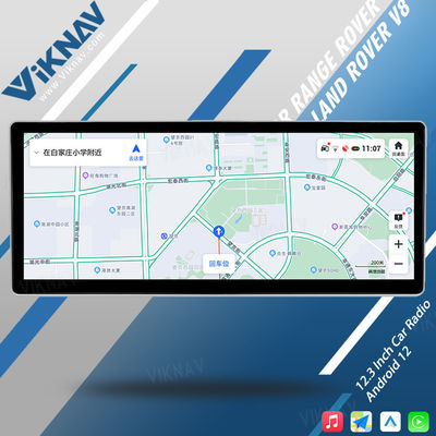 VIKNAV 12.3inch Car Radio For Land Range Rover Vogue V8 L322 2002-2012 Touch Screen GPS Navigation Multimedia Stereo Player