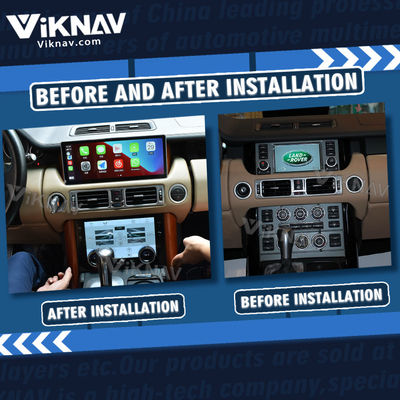VIKNAV 12.3inch Car Radio For Land Range Rover Vogue V8 L322 2002-2012 Touch Screen GPS Navigation Multimedia Stereo Player
