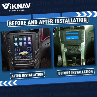 2 Din 2004-2008 Acura TL Honda Tesla Screen Car Radio GPS Navigation Carplay