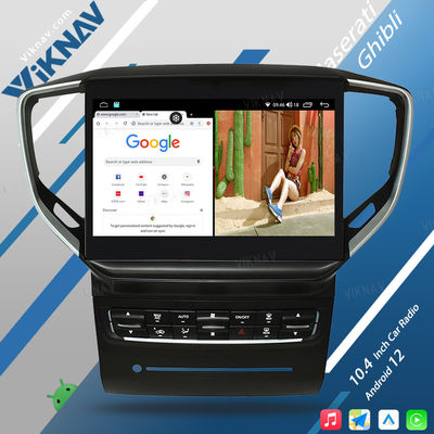 2013-2017 Maserati Ghibli Aftermarket Radio Wireless Carplay Android 10.4 Inch