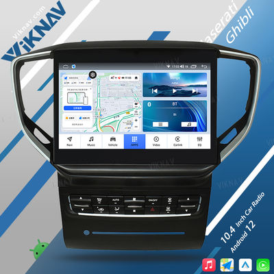 2013-2017 Maserati Ghibli Aftermarket Radio Wireless Carplay Android 10.4 Inch
