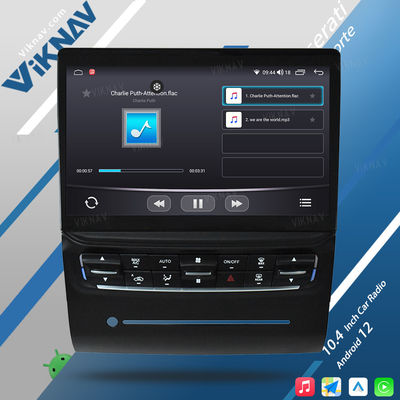 OEM 1204x768 Aftermarket Carplay Stereo Radio For Maserati Quattroporte 2013-2017