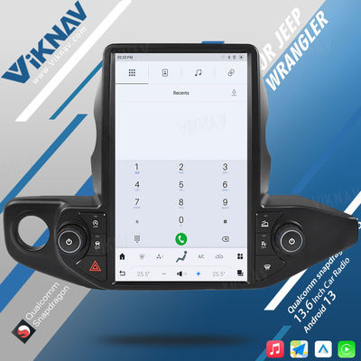 Tesla Style Wrangler Jeep Radio Upgrade 2018-2021 Carplay Head Unit Stereo Replacement