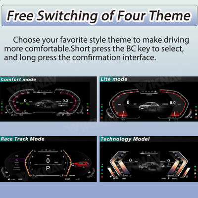 VIKNAV 12.3" Digital Instrument Cluster for BMW 7 Series E65/E66 2004-2008