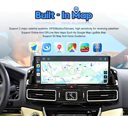 Antiglare Auto Audio Headunit For Toyota Land Cruiser LC200 2016 -2020