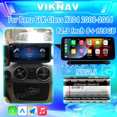 Multimedia GLK Android Screen Mercedes Head Unit For Benz Class X204 2008-2016